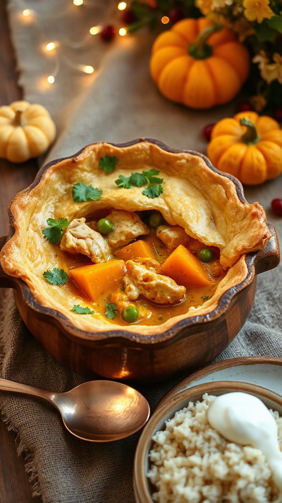 coconut chicken curry pot pie coconut chicken curry pot pie