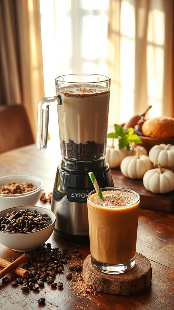 coconut coffee smoothie blend