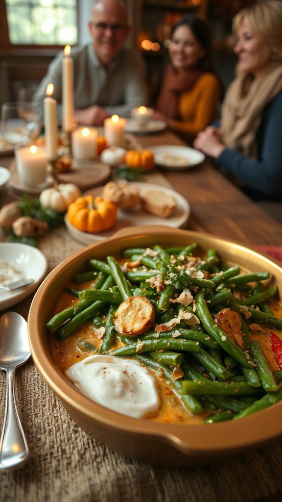 coconut curry green bean casserole