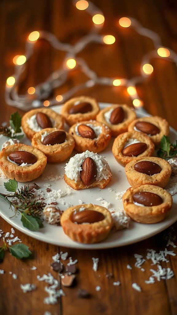 coconut filled chocolate cookie cups