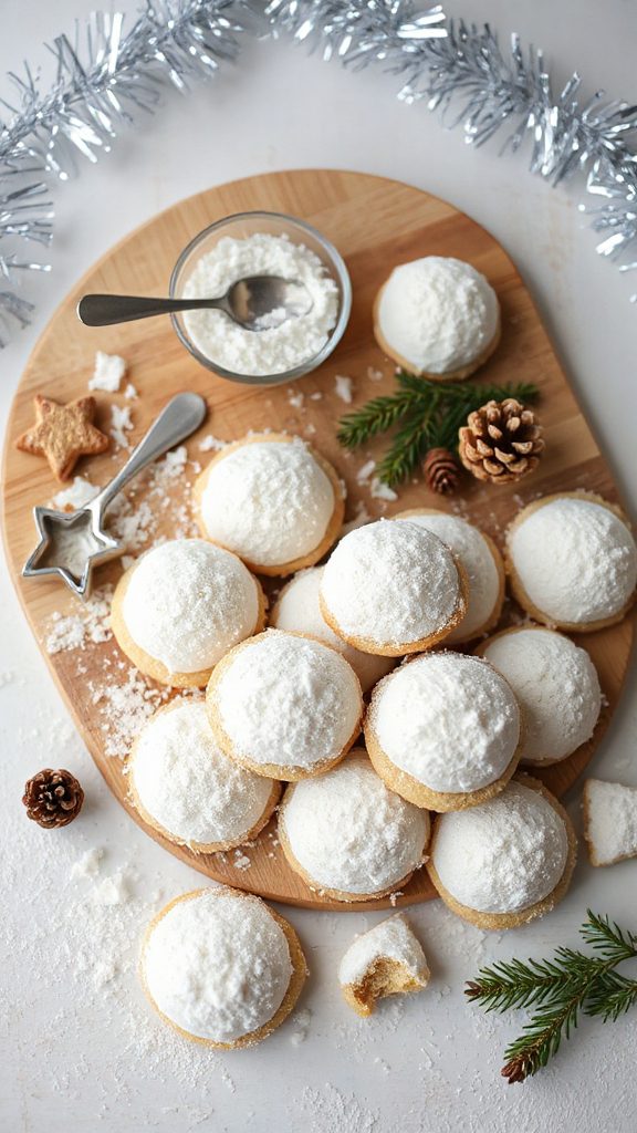 coconut flavored holiday cookies