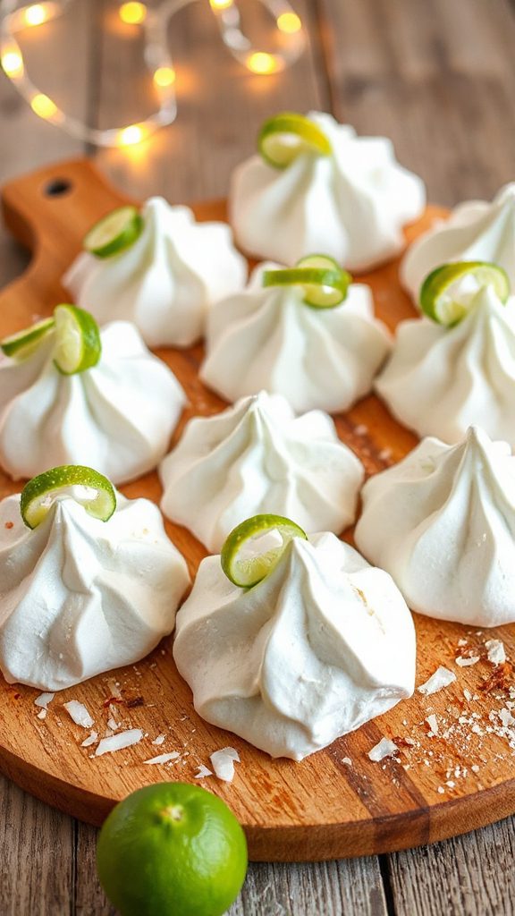 coconut lime meringue cookies recipe