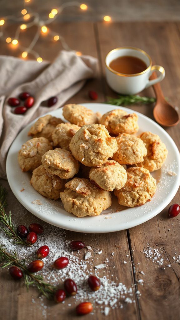 coconut macaroons with whole wheat