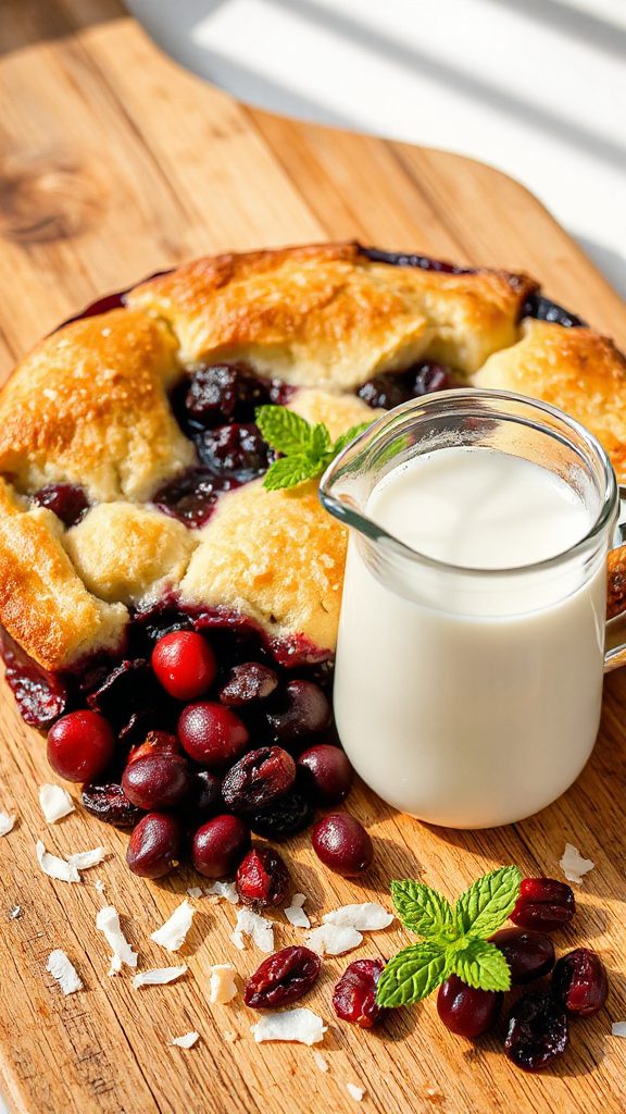 coconut milk dessert bake