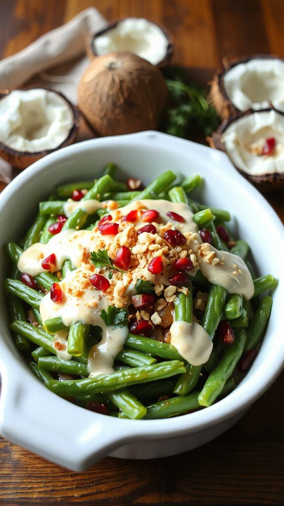 coconut milk green bean casserole