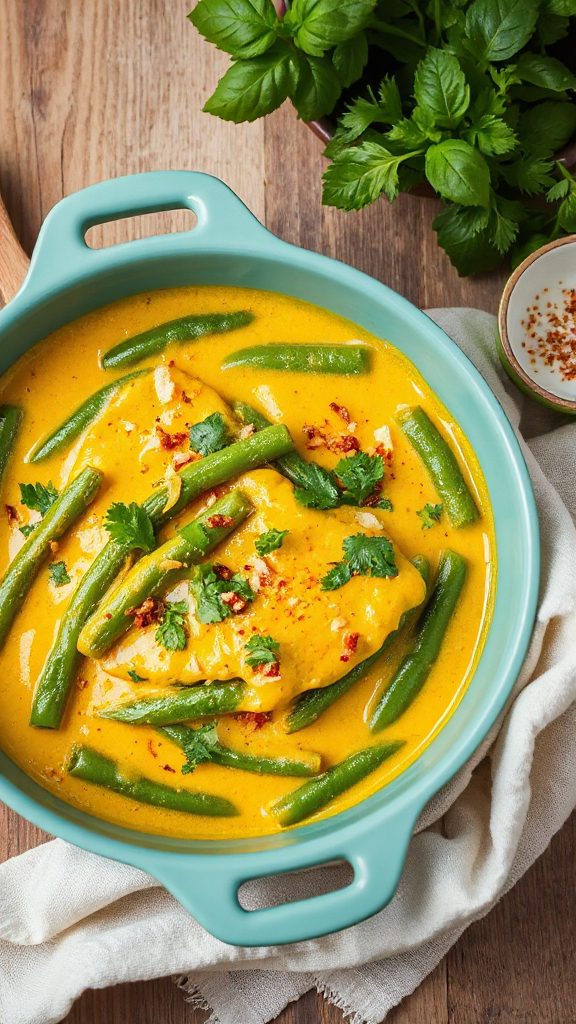 coconut milk green bean curry coconut milk green bean curry