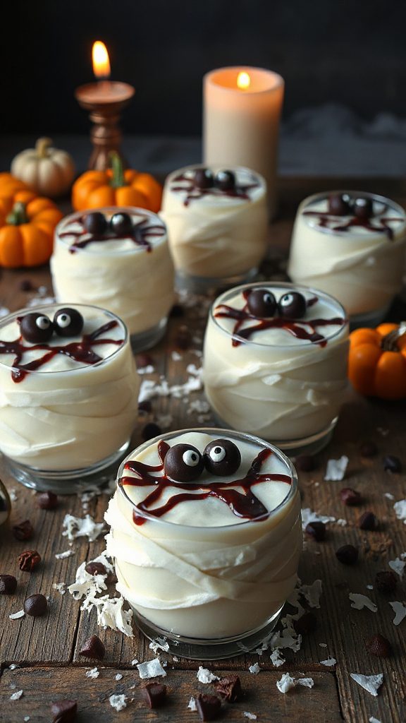 coconut panna cotta mummy