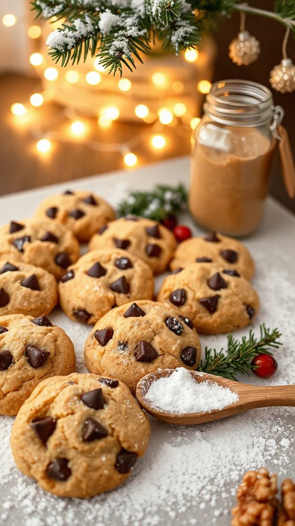 coconut walnut chocolate cookies