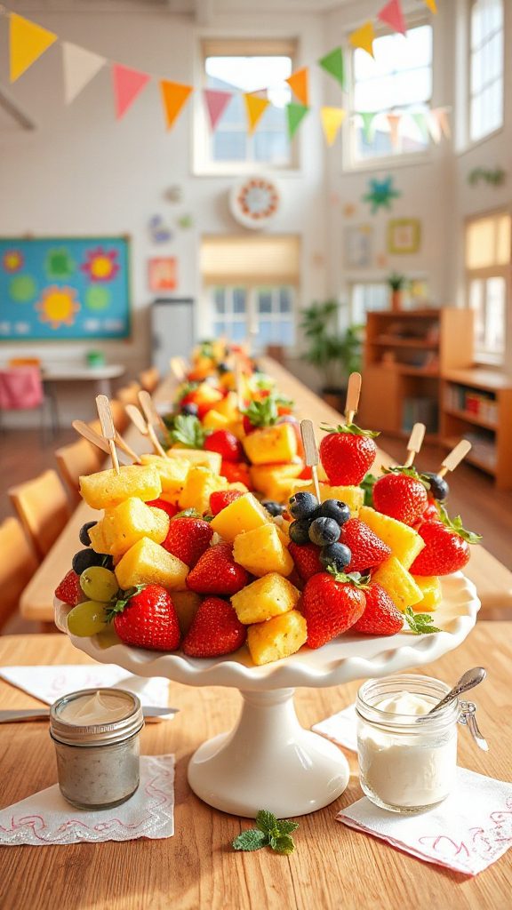 colorful and healthy treats