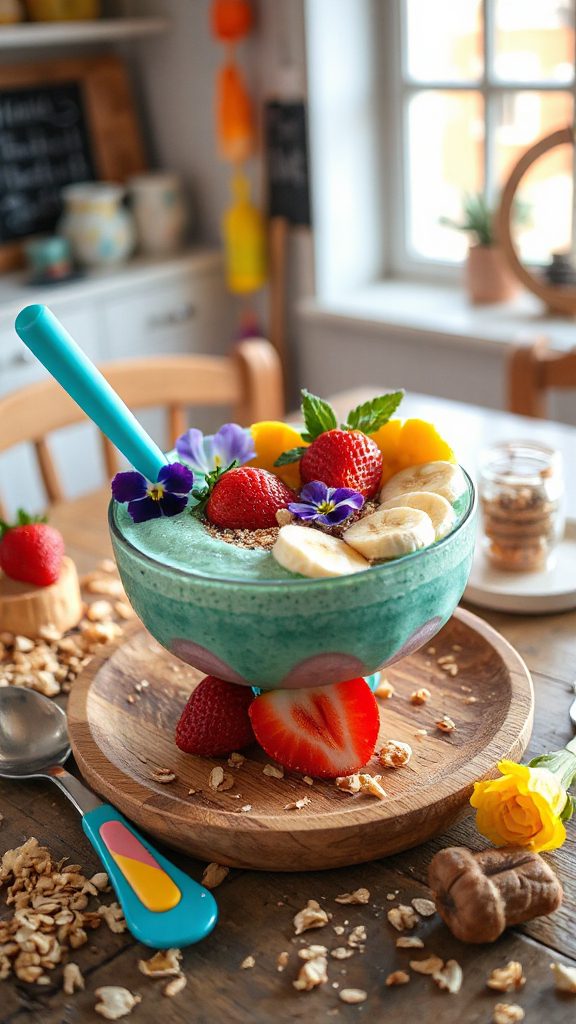 colorful and nutritious breakfast