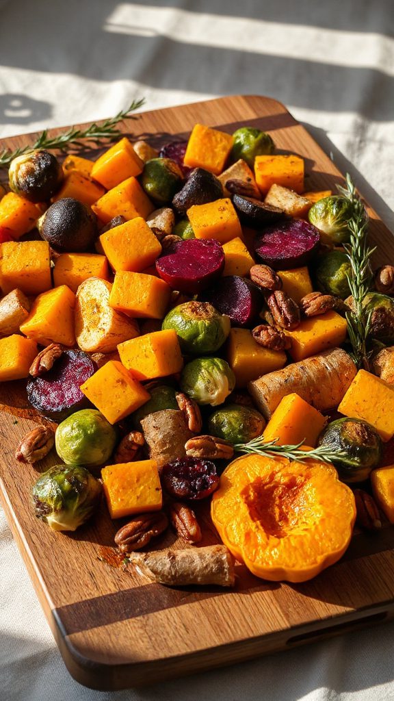 colorful autumn vegetable medley