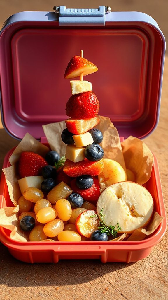 colorful fruit cheese kabobs colorful fruit cheese kabobs