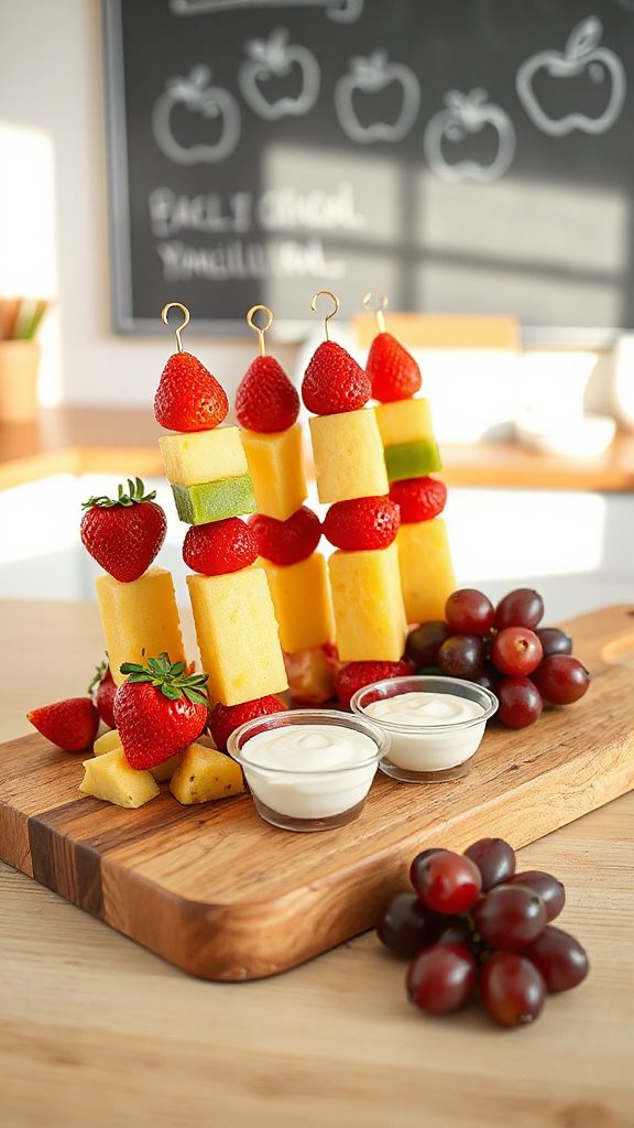 colorful fruit skewers recipe colorful fruit skewers recipe