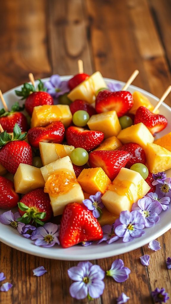 colorful fruit skewers recipe colorful fruit skewers recipe