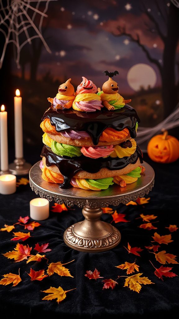 colorful halloween dessert creation colorful halloween dessert creation