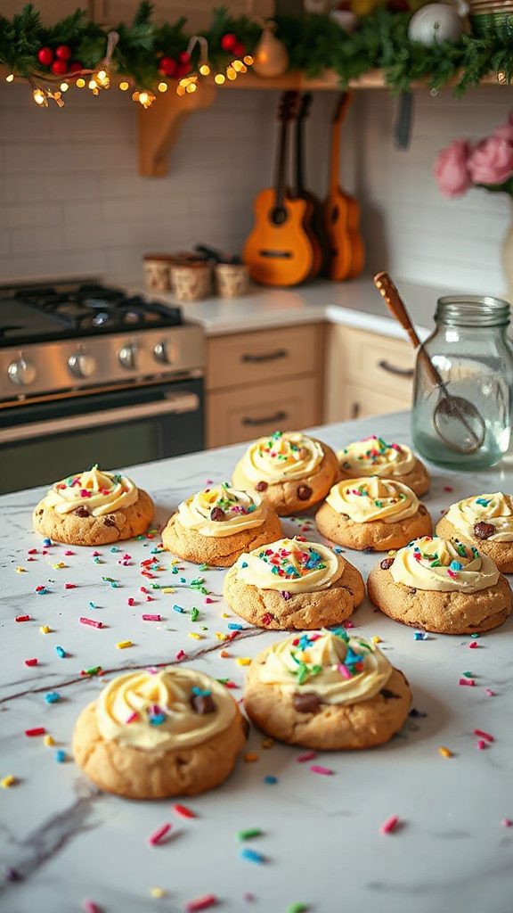 colorful holiday sugar cookies