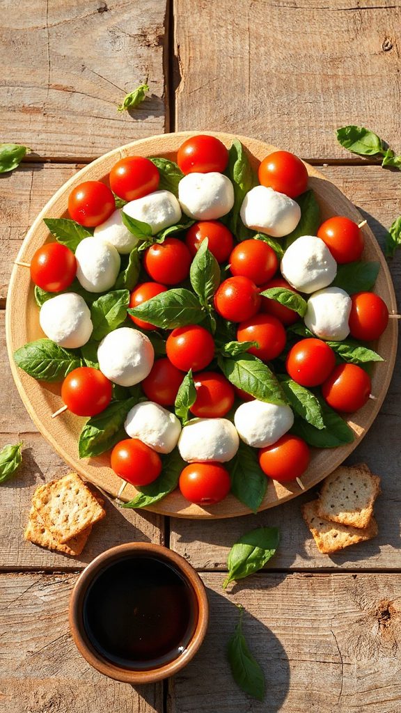 colorful italian lunch skewers