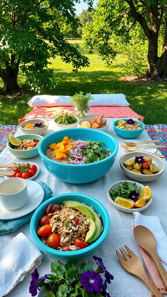 colorful nutritious quinoa bowls colorful nutritious quinoa bowls