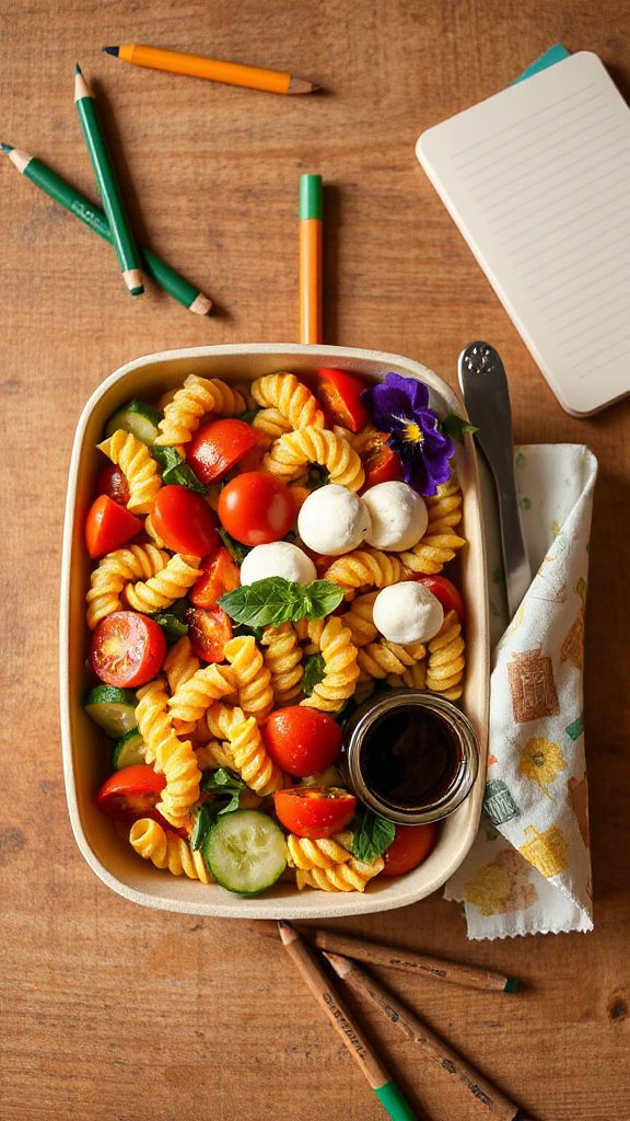 colorful pasta salad delight