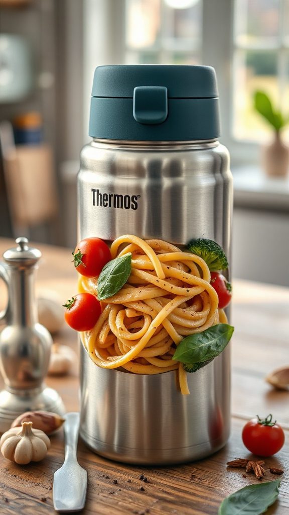 colorful pasta with vegetables