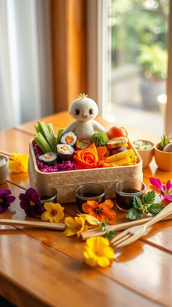 colorful rice dish creation