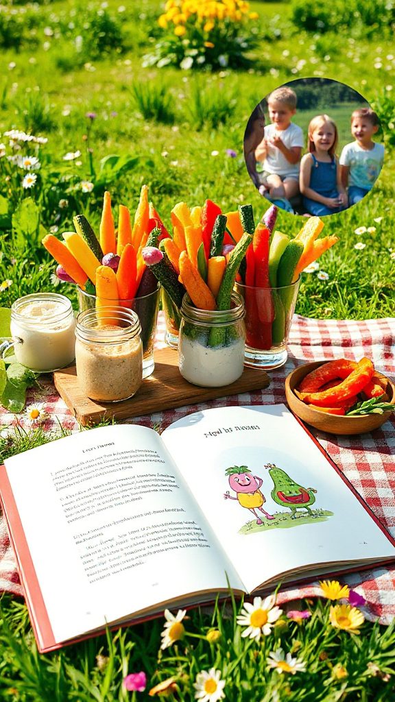 colorful veggie cups delight