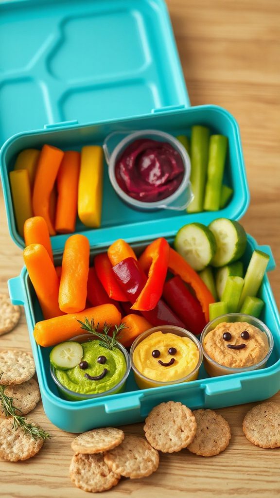colorful veggie hummus dippers colorful veggie hummus dippers