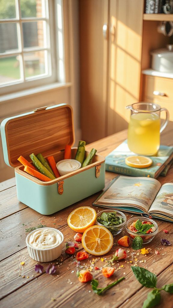colorful veggie sticks platter