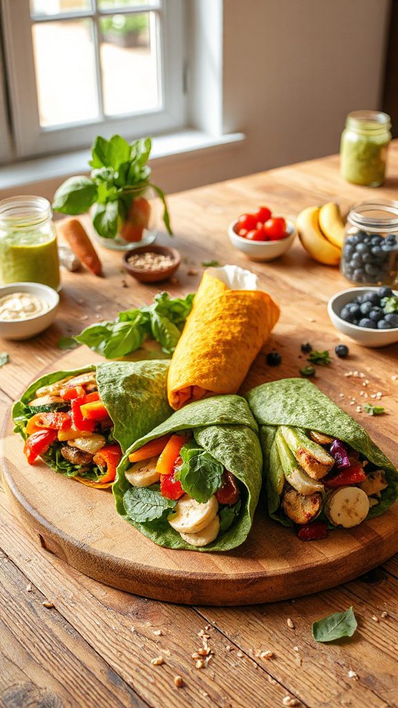colorful veggie wrap recipe