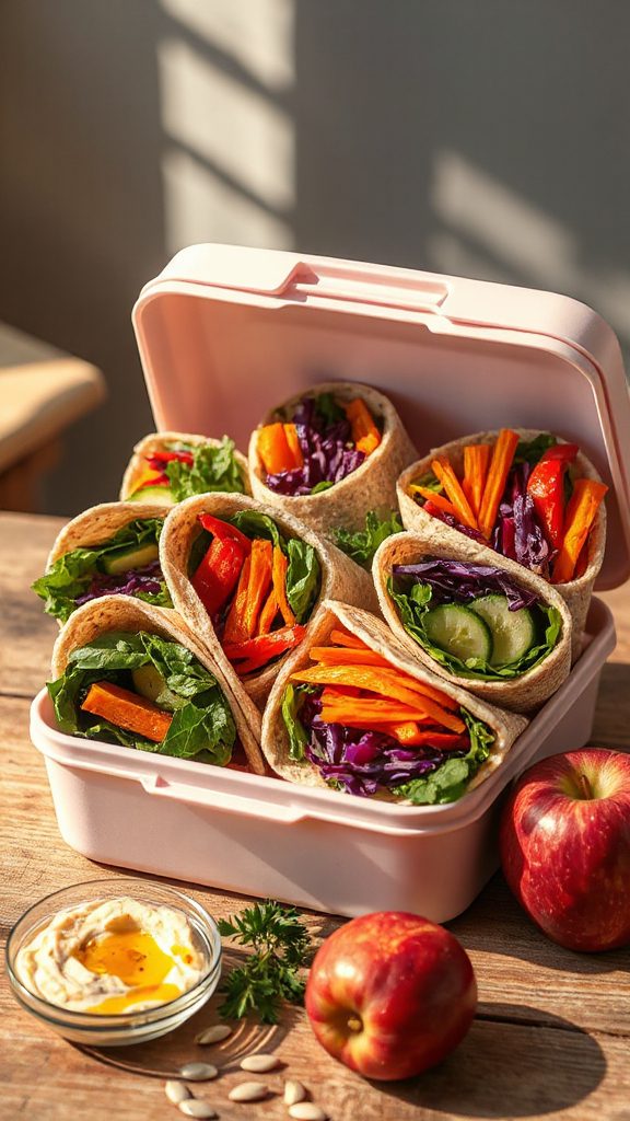 colorful veggie wraps recipe colorful veggie wraps recipe