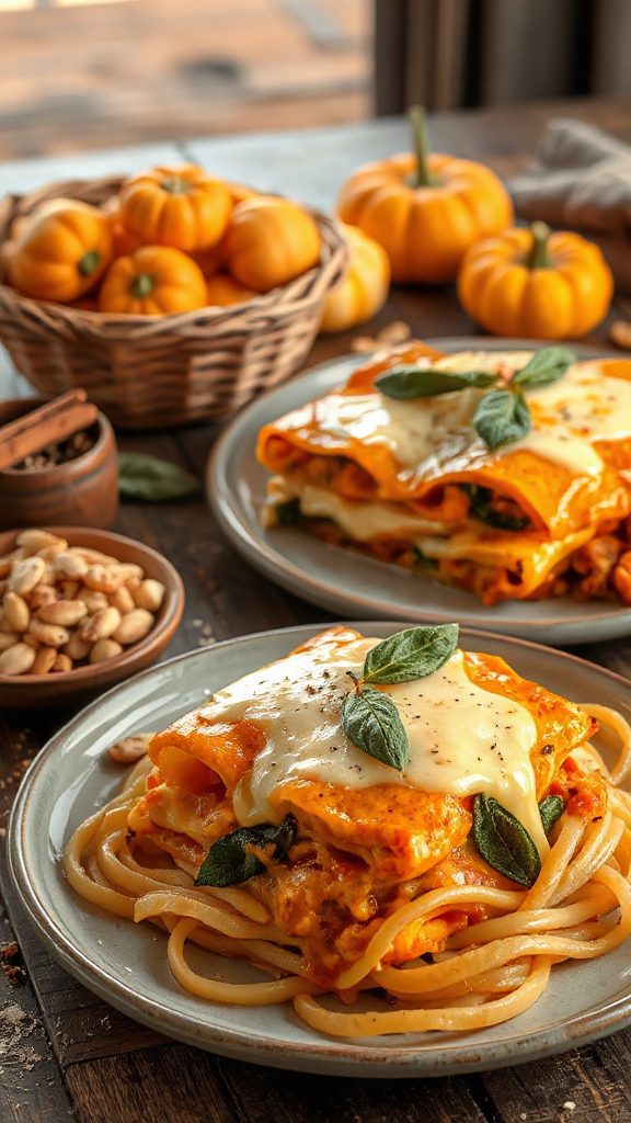 comforting butternut squash lasagna