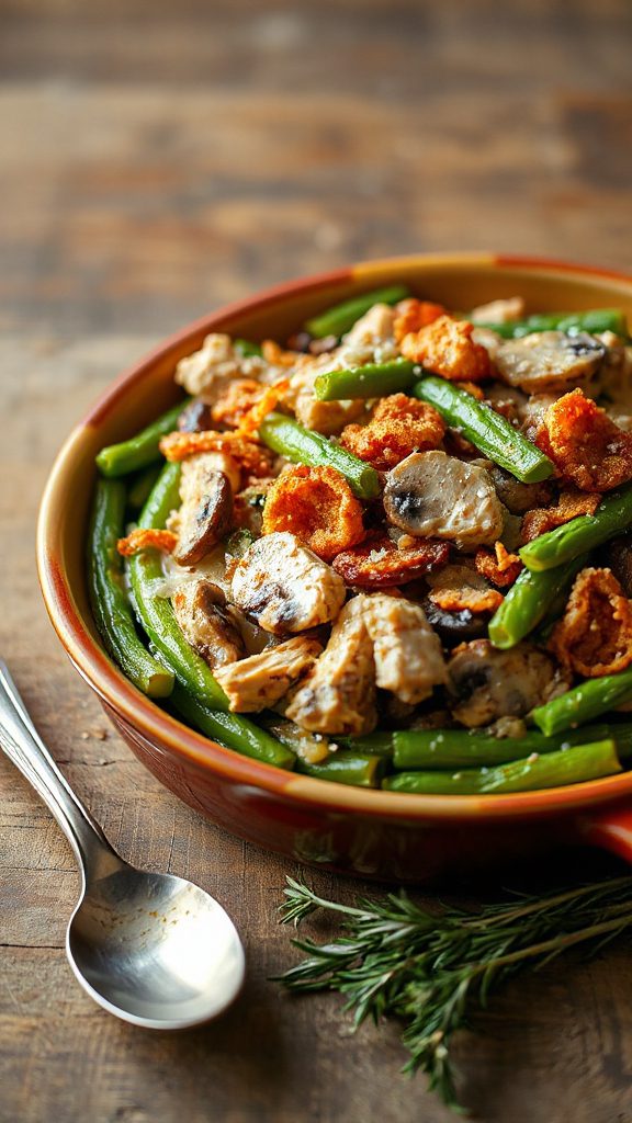 comforting chicken green bean casserole comforting chicken green bean casserole