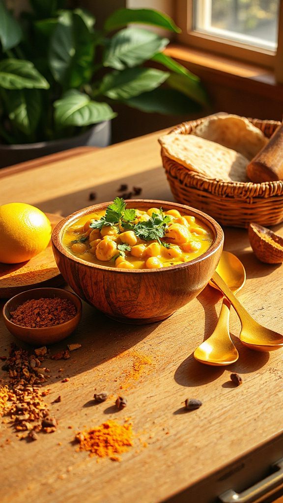 comforting ethiopian split pea stew