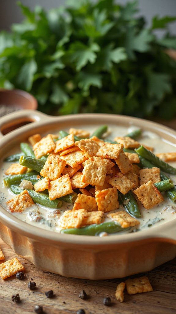 comforting green bean casserole comforting green bean casserole