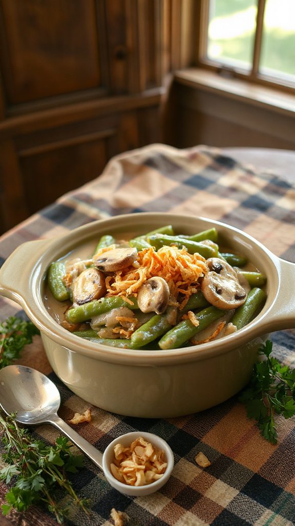 comforting green bean casserole