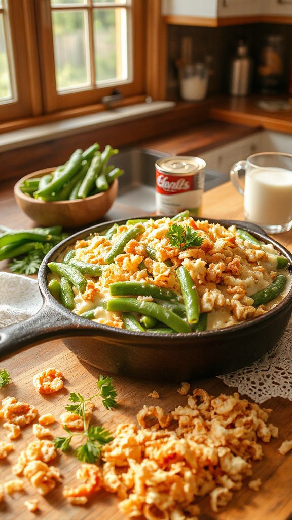 comforting green bean casserole