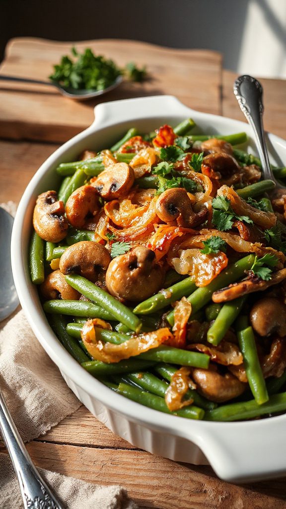 comforting loaded green beans comforting loaded green beans