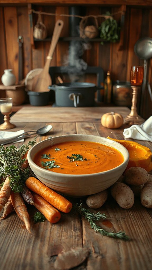 comforting root vegetable soup comforting root vegetable soup