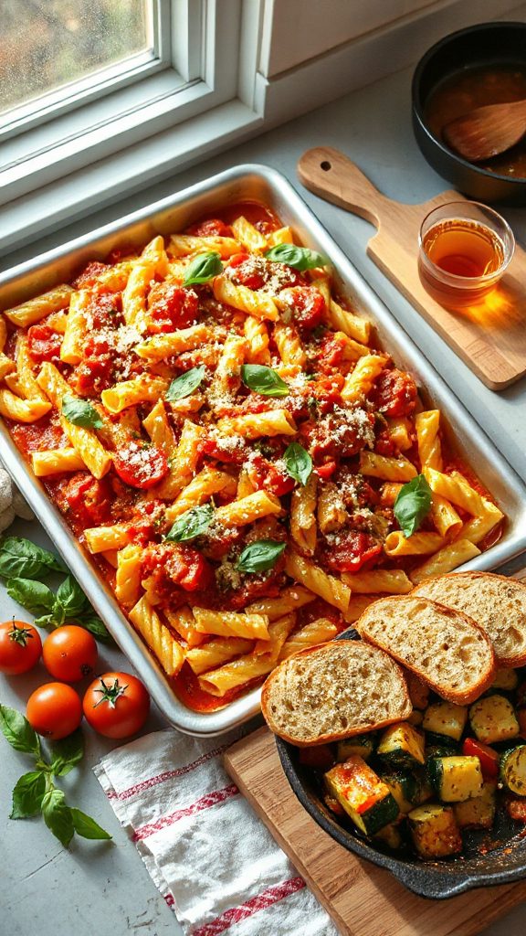 comforting sheet pan dinner