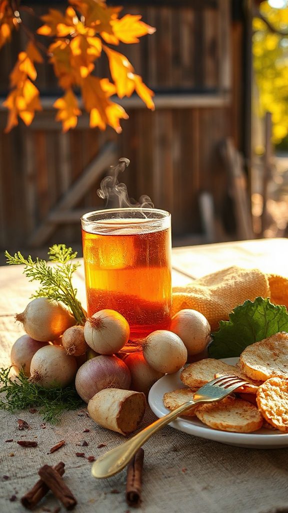 comforting spiced turnip cocktail