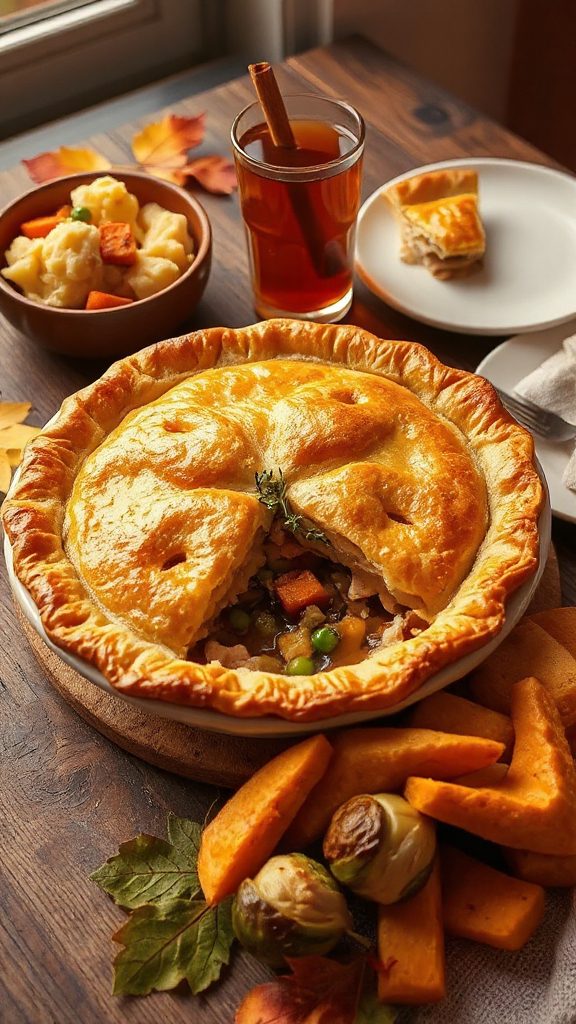 comforting turkey pot pie comforting turkey pot pie