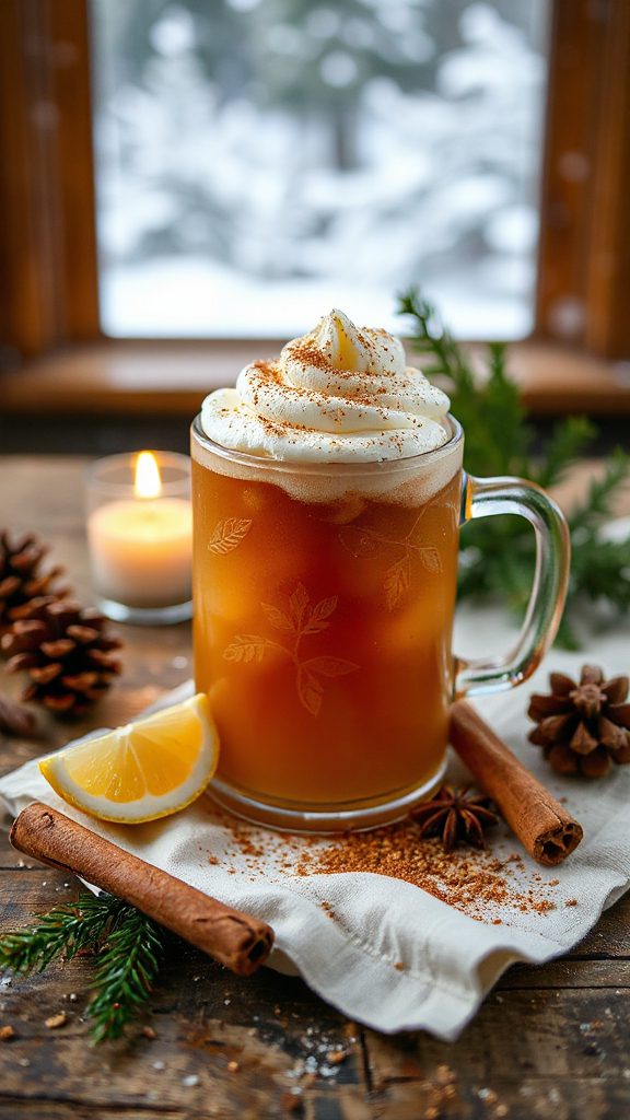 comforting vanilla chai cocktail