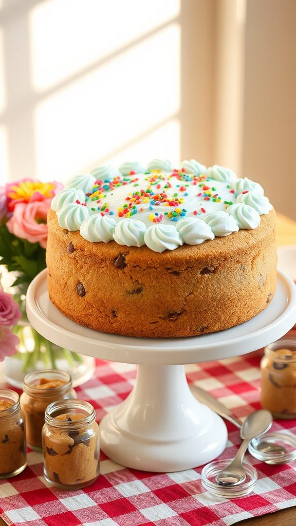 cookie dough cookie cake