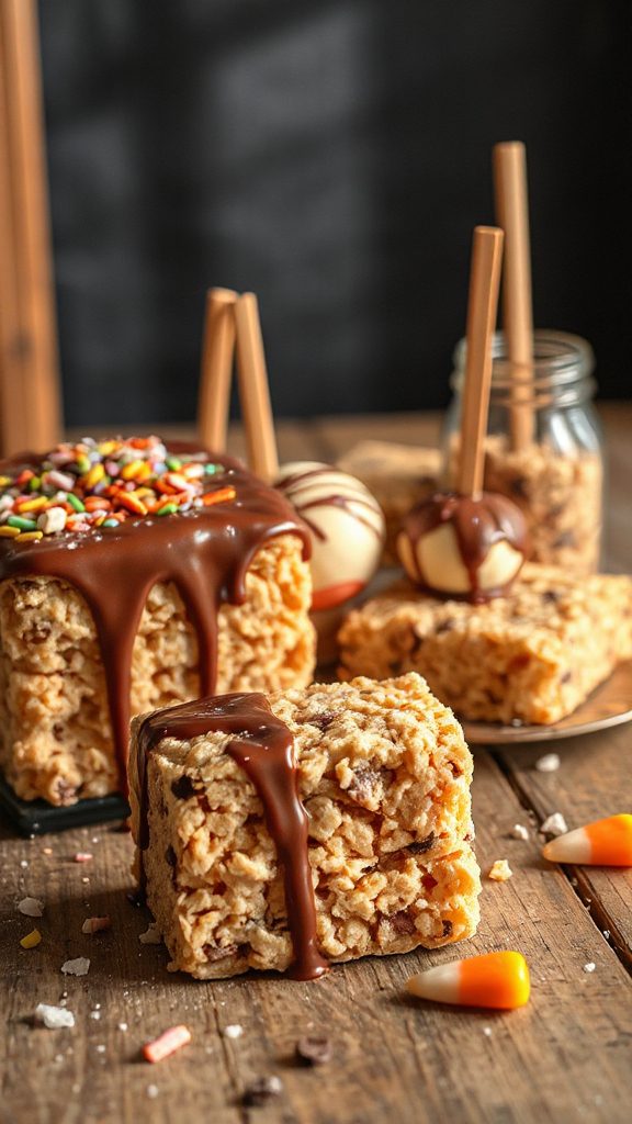 cookie dough rice krispies