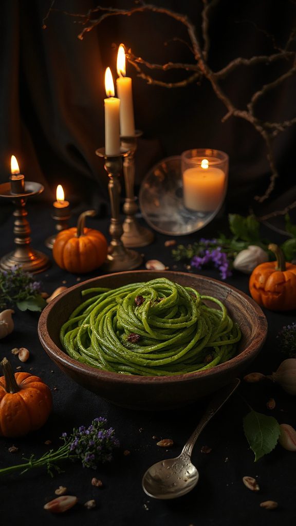 coriander pesto pasta delight coriander pesto pasta delight