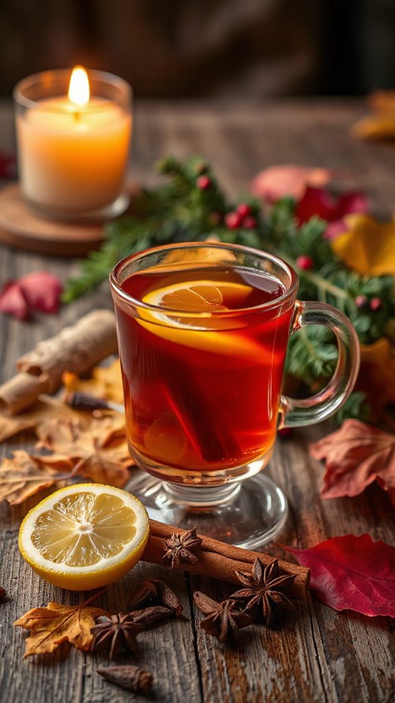 cozy amaretto warming cocktail