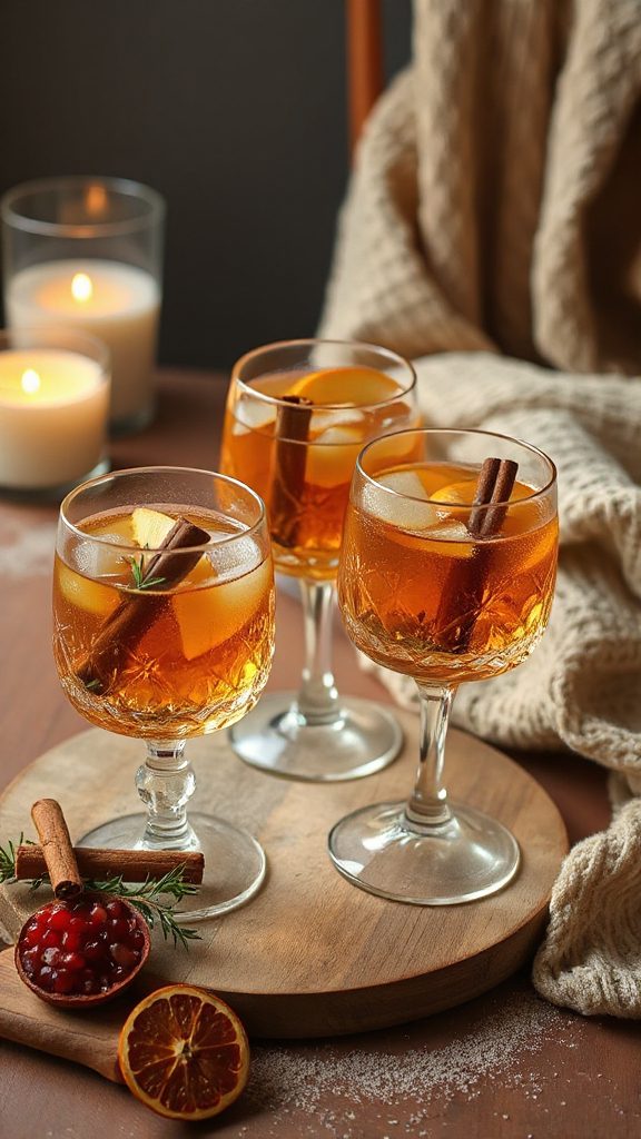 cozy apple brandy cocktail