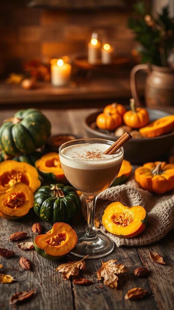 cozy autumn inspired cocktail recipe