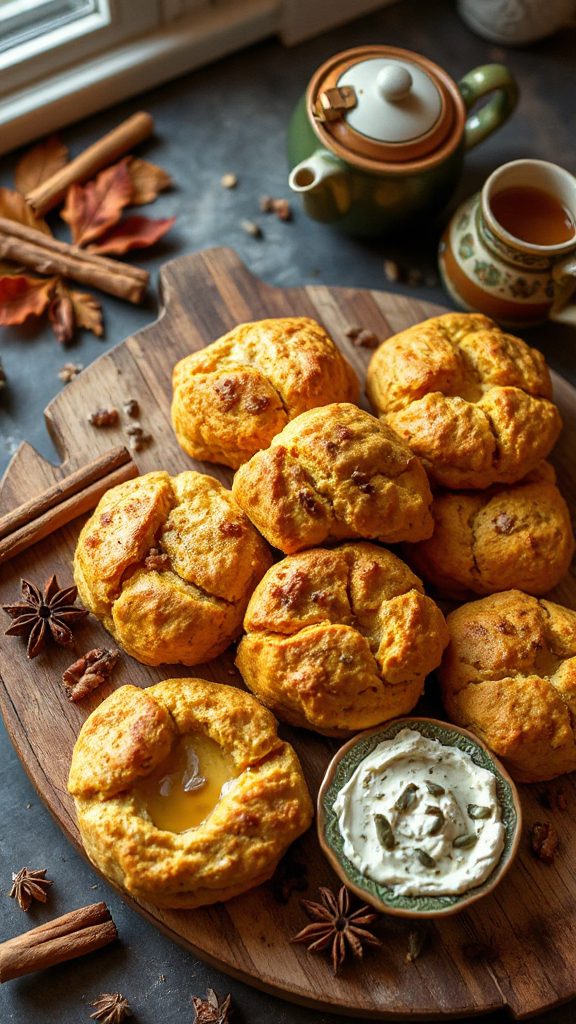 cozy autumn pumpkin biscuits cozy autumn pumpkin biscuits
