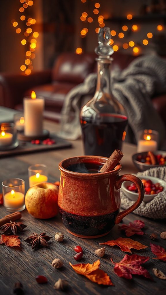 cozy autumn spice beverage